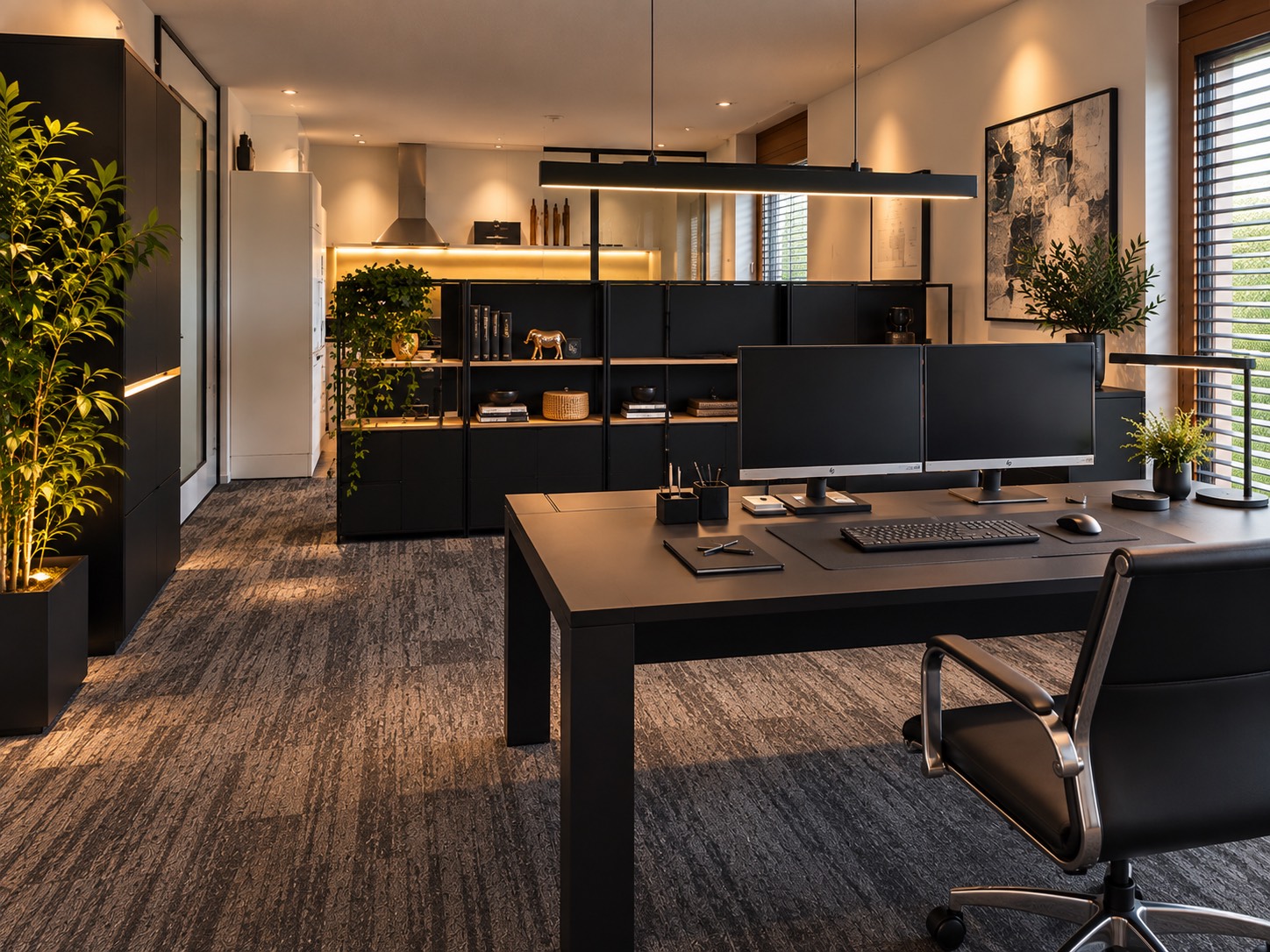 Arbeitsplatz im Sachverständigenbüro Ing. Isa Erzi in Höchst, Vorarlberg